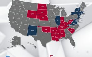 Biden soma 119 delegados e Trump 92