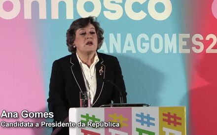 Presidenciais: Ana Gomes assume que falhou 2.ª volta mas cumpriu “objetivo patriótico”