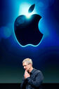 4 de Outubro de 2011 -  Tim Cook na apresentação do iPhone4S. Foi o primeiro evento do novo CEO da Apple, desde a saída de Steve Jobs  