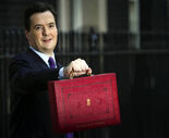 23 de Março de 2011 - George Osborne, ministro das Finanças do Reino Unido, apresenta Orçamento do Estado para 2011 em Londres.