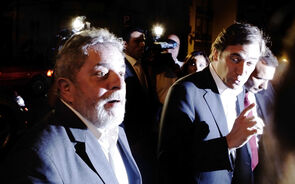 6 de Setembro. Lula da Silva e Passos Coelho jantam juntos em Lisboa