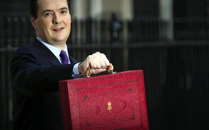 23 de Março de 2011 - George Osborne, ministro das Finanças do Reino Unido, apresenta Orçamento do Estado para 2011 em Londres.