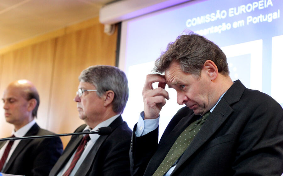 troika primeira vez Ramus Ruffer, Jürgen Kröger e Poul Thomsen 