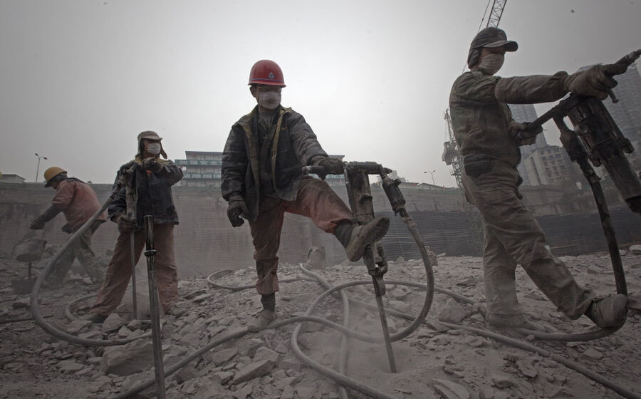 25 de Janeiro de 2011 - Construção imobiliária em Chongqing, na China. Xangai e Chongqing deverão ser as primeiras cidades da China a implementar o imposto de propriedade.