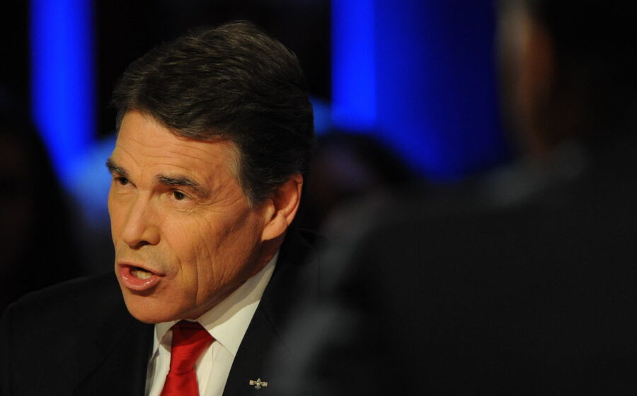 Rick Perry é governador do Texas 