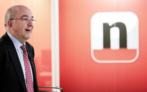 Joaquín Almunia na redacção do Negócios