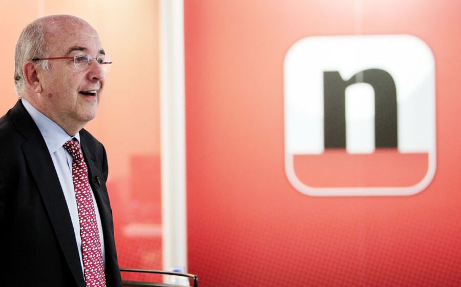 Joaquín Almunia na redacção do Negócios