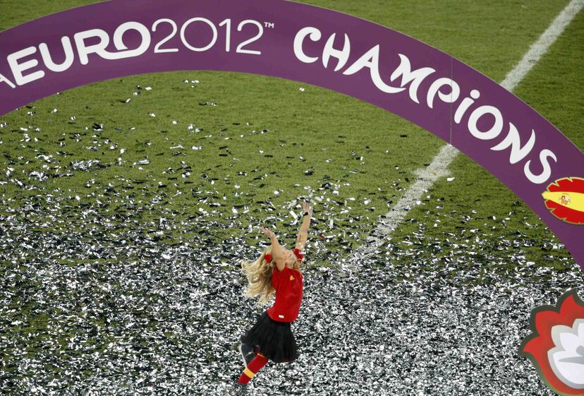 Espanha bicampeã europeia depois de golear Itália por 4-0