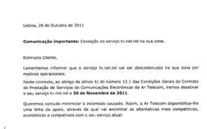 Ar Telecom deixa residencial e sugere a clientes que passem para a Zon