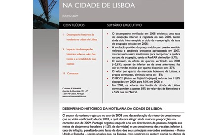 Business Briefing - O investimento em hotelaria na cidade de Lisboa