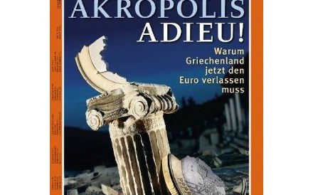 &quot;Der Spiegel&quot; defende que &quot;Gr&eacute;cia n&atilde;o pode adiar a sa&iacute;da do euro&quot;