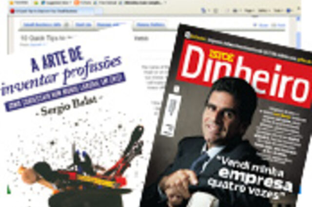 Um &quot;site&quot;, um livro, uma revista