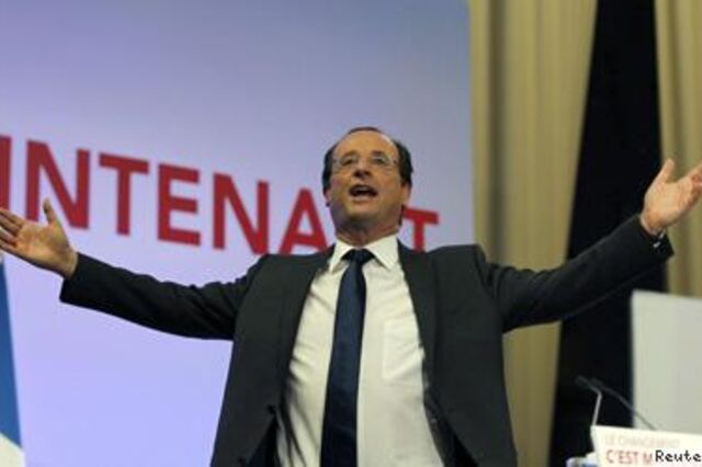 Fran&ccedil;a: Hollande na frente com 28% dos votos
