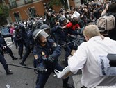 Manifestações violentas em Espanha contra a austeridade