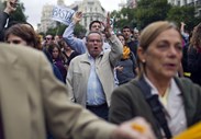 Manifestações violentas em Espanha contra a austeridade