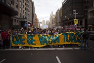 Manifestações violentas em Espanha contra a austeridade