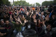 Manifestações violentas em Espanha contra a austeridade