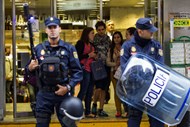 Manifestações violentas em Espanha contra a austeridade