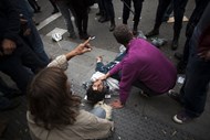 Manifestações violentas em Espanha contra a austeridade