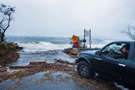 Efeitos do furacão Sandy na costa nordeste dos Estados Unidos