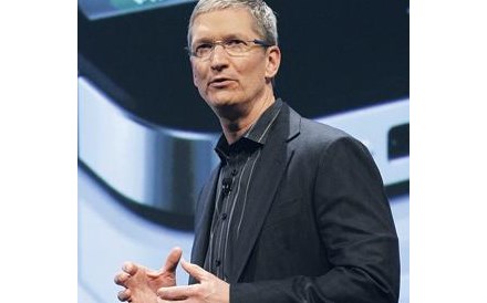 Tim Cook recebe 4,17 milhões em 2012