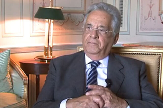 Fernando Henrique Cardoso: L&iacute;deres portugueses "n&atilde;o est&atilde;o preocupados" com "situa&ccedil;&atilde;o social"