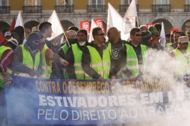Plataforma internacional de estivadores ameaça Governo português