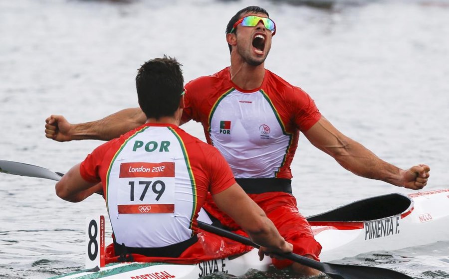 A medalha de prata de Emanuel Silva e Fernando Pimenta