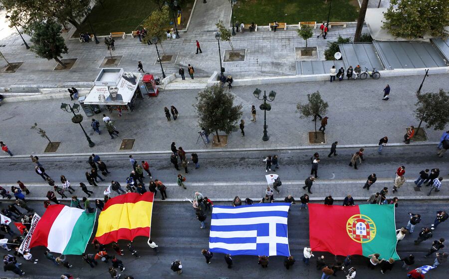 Grécia Portugal bandeira Espanha Itália