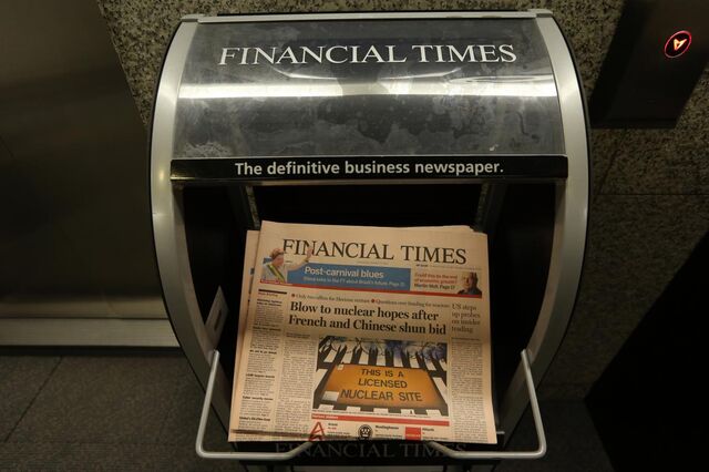 Bloomberg poderá comprar o 'Financial Times'