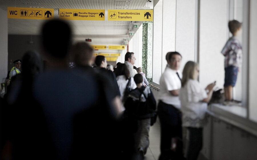 balcao aeroporto ANA TAP aviaçao
