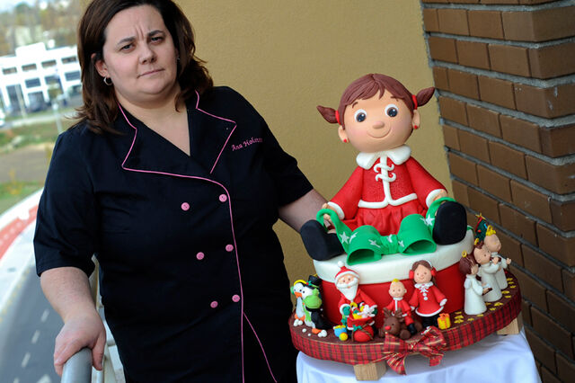 Paixão pelos trabalhos manuais aplicada aos bolos