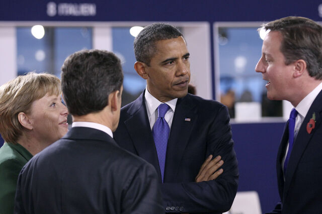Obama e Merkel desaconselham Cameron a fazer referendo sobre Europa