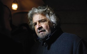 Beppe Grillo: ele não se está a rir