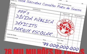 JSD passa factura de 78 mil milhões de euros a José Sócrates