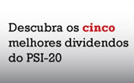 Infografia: Descubra os cinco melhores dividendos do PSI-20