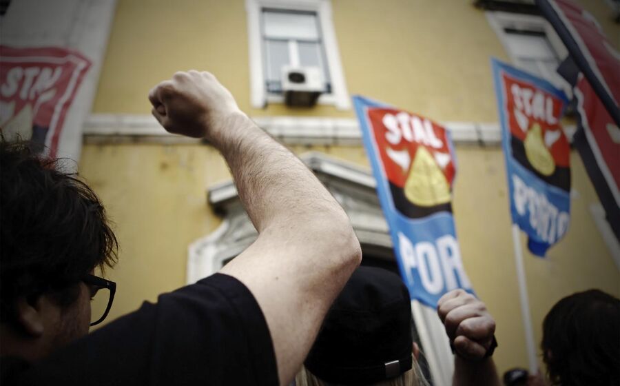 Manifestação Finanças frente comum cgtp