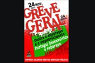 Exactamente um ano depois, a 24 de Novembro de 2011, o país é chamado a mais uma greve geral pelas duas centrais sindicais, a terceira na história da democracia. É a primeira paralisação que enfrenta o Governo de Pedro Passos Coelho desde a sua tomada de posse a 21 de Junho e com o país intervencionado e em austeridade.