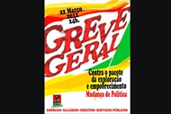 A CGTP avança para uma nova greve geral a 22 de Março de 2012. É convocada poucas semanas depois de Arménio Santos substituir Carvalho da Silva na liderança da central sindical. Os cortes salariais e a revisão do Código do Trabalho estão no centro da contestação. 