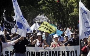 Professores manifestação greve