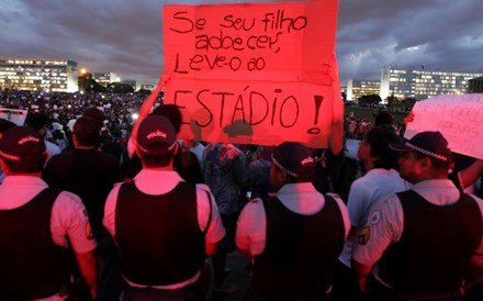 Protestos violentos regressaram em São Paulo