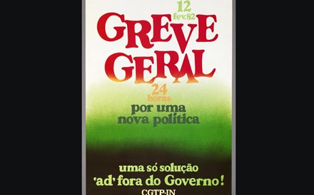 A história das 10 greves gerais contada em cartazes