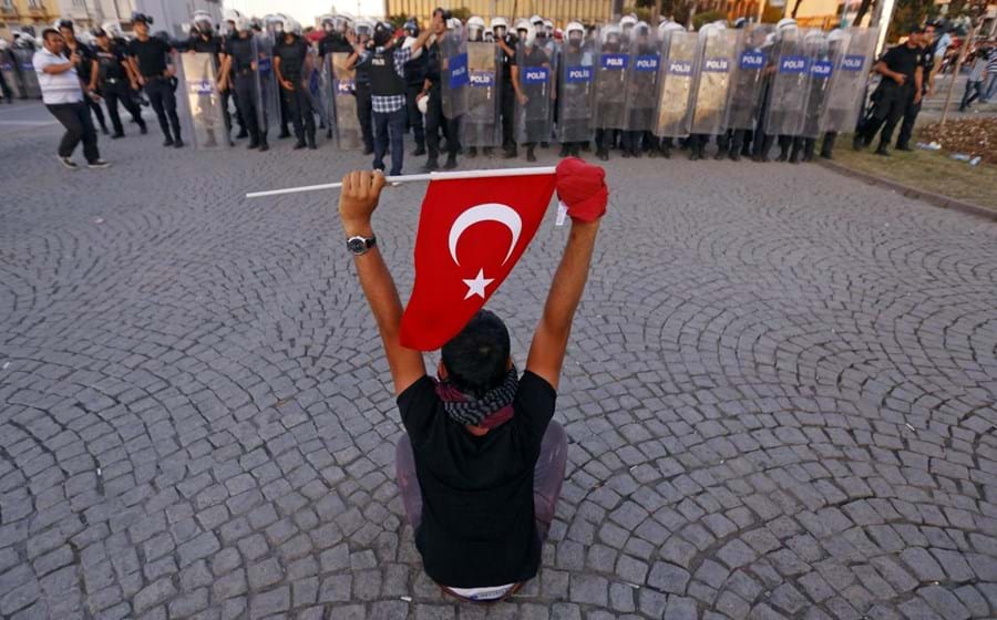 Turquia - Turcos protestaram durante vários dias contra políticas do presidente Erdogan