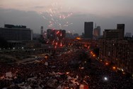 Não faltou fogo-de-artifício nas comemorações