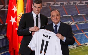 Gareth Bale apresentado no Real Madrid por um valor entre 90 a 100 milhões de euros