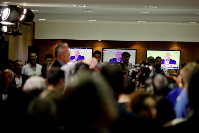 As imagens da noite eleitoral em Lisboa
