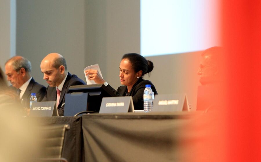 Isabel dos Santos na AG da Zon Optimus