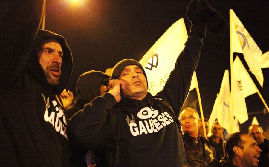manifestação polícias