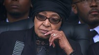 Winnie Mandela, a segunda mulher do ex-Presidente sul-africano