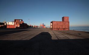 Portos exportações contentores